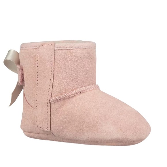 Ugg Baby Jesse Bow II Suede Boots 2/3 - Picture 1 of 12